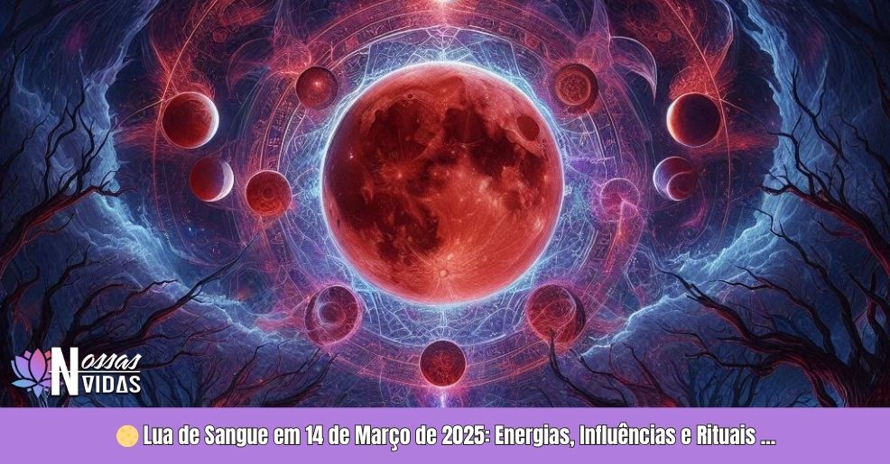 Lua de Sangue em 14 de Março de 2025: Portal Energético para Transformação e Renascimento